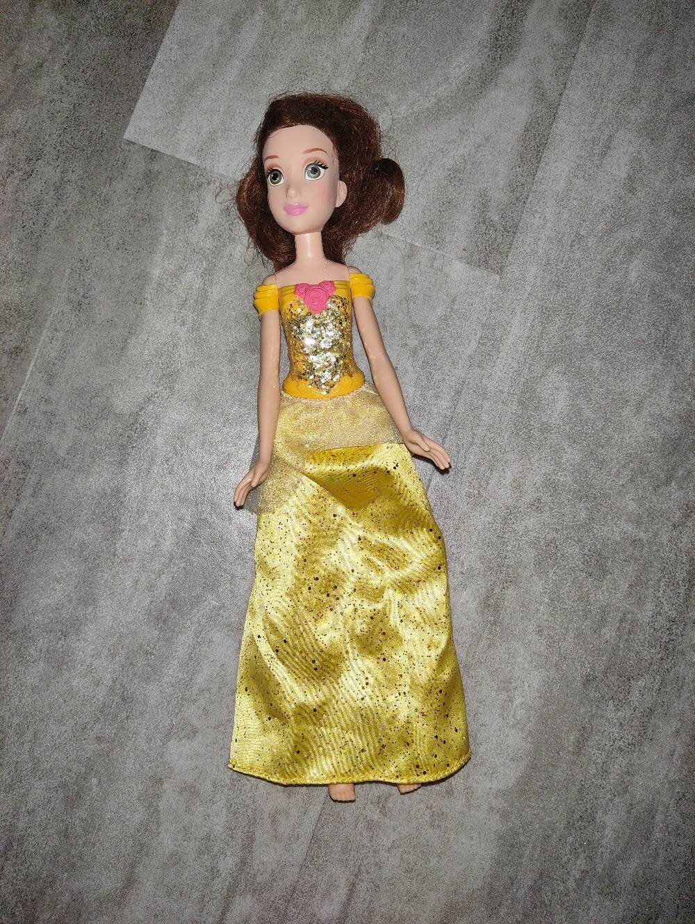 Disney Belle Doll 2018 Hasbro Royal Shimmer Beauty and the Beast Yellow Dress